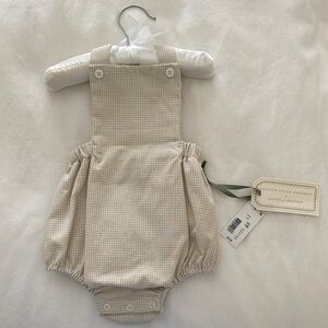 Kristin Ellen Hockman x Edgehill Collection Gingham Baby Boy Bubble